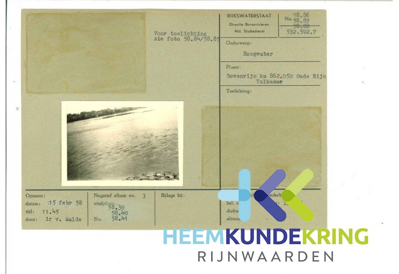 Hoogwater Oude Rijn 1958 F0000025